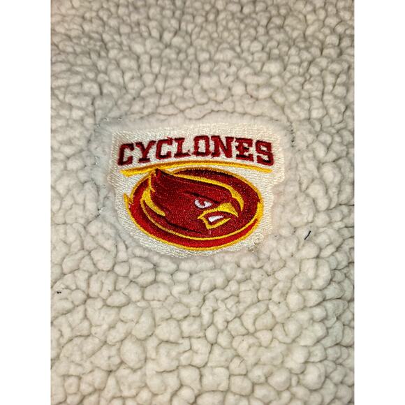 Iowa State Cyclones Reversible Sherpa Lined Puffer Vest Gray/ Red Embroidered M? - Picture 6 of 8